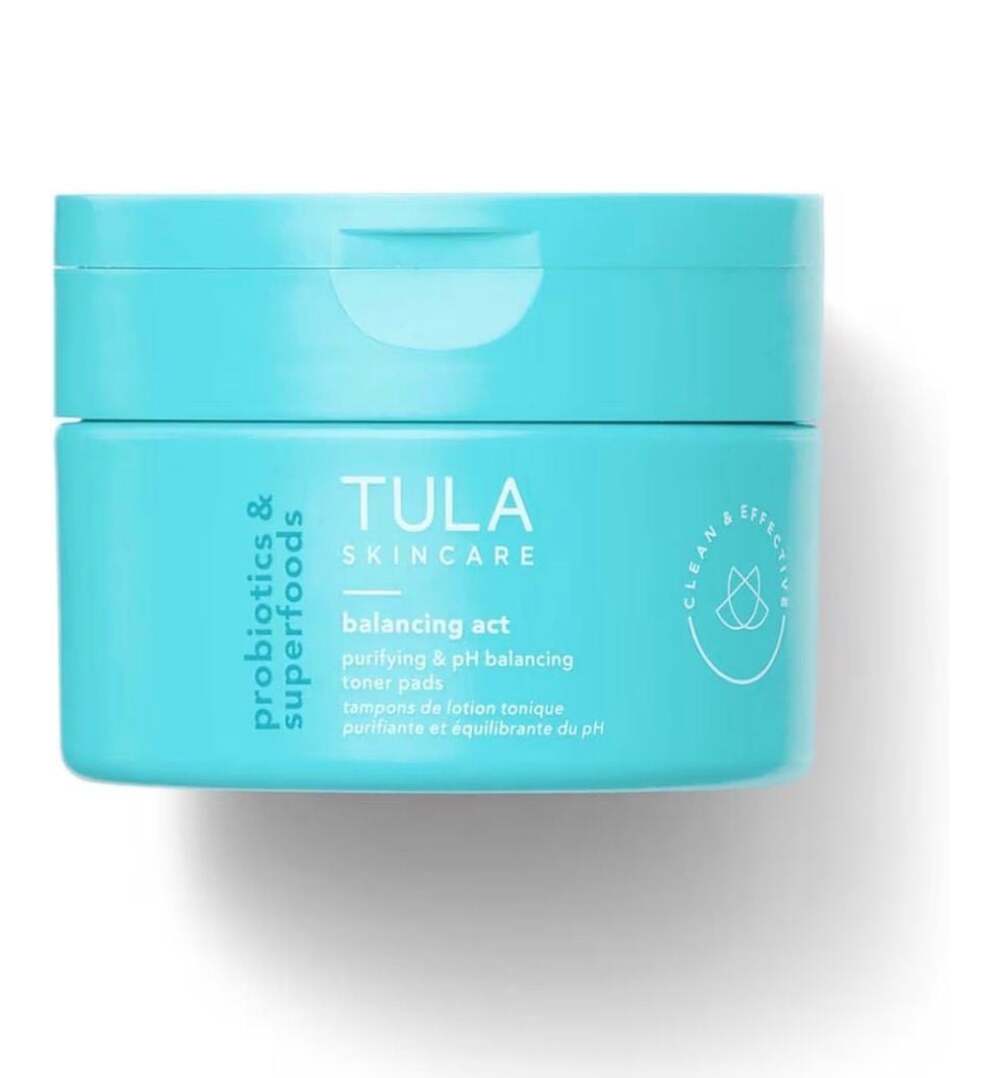 Tula Skincare Balancing Act Purifying & pH Balancing Toner Pads 60 Count